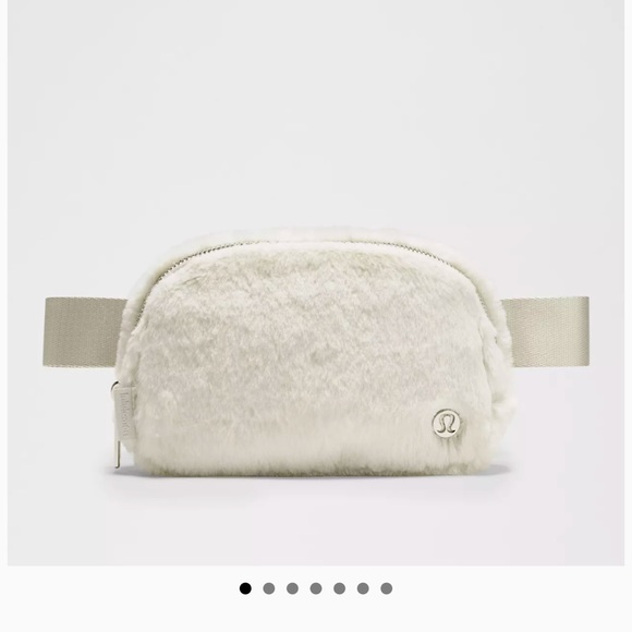 lululemon athletica Handbags - lululemon fuzzy belt bag bone / silver